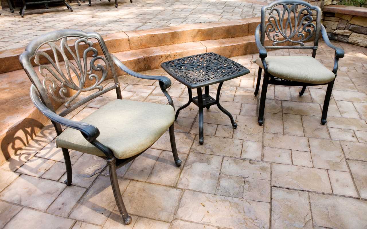 Backyard Stamped Concrete Patio: Transform Your Space